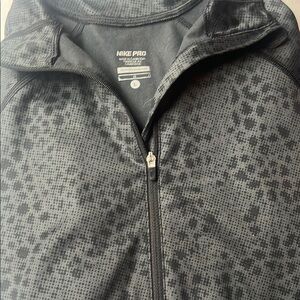 NIKE Pro Combat Pullover Quarter Zip DRI-FIT Womens Size L